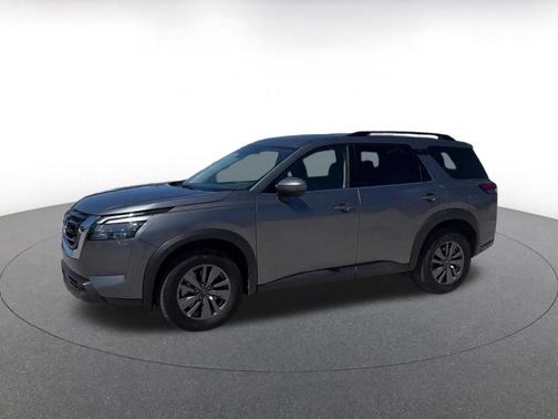Gun Metallic 2025 Nissan Pathfinder SV 4WD