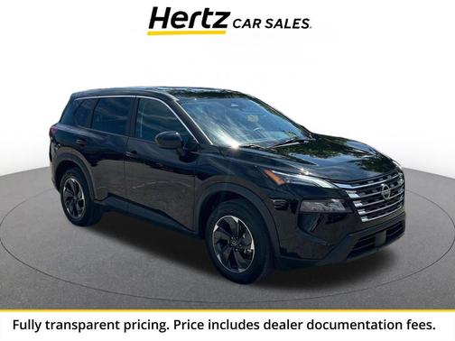 Super Black 2025 Nissan Rogue SV