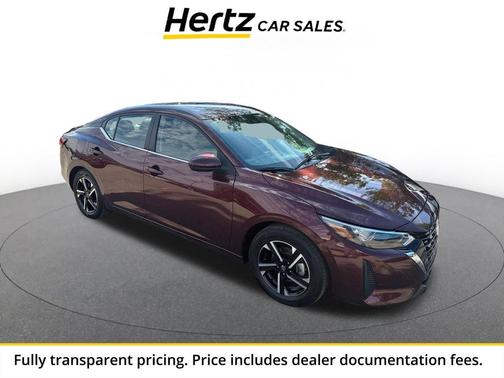 Rosewood Metallic 2025 Nissan Sentra SV