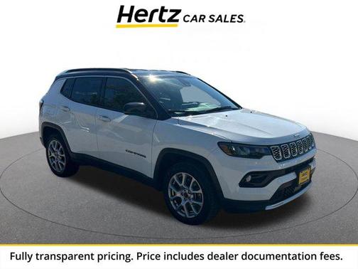 Bright White Clearcoat 2025 Jeep Compass Limited