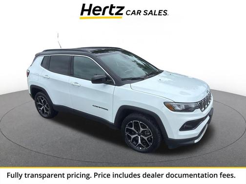 Bright White Clearcoat 2025 Jeep Compass Limited