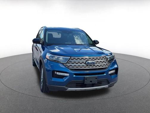Atlas Blue Metallic 2023 Ford Explorer Limited
