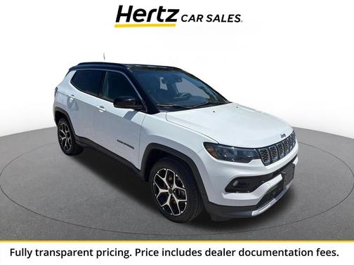 Bright White Clearcoat 2025 Jeep Compass Limited