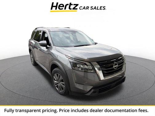 Gun Metallic 2025 Nissan Pathfinder SV 4WD