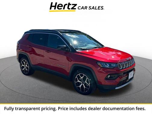 Red Hot Pearlcoat 2025 Jeep Compass Limited