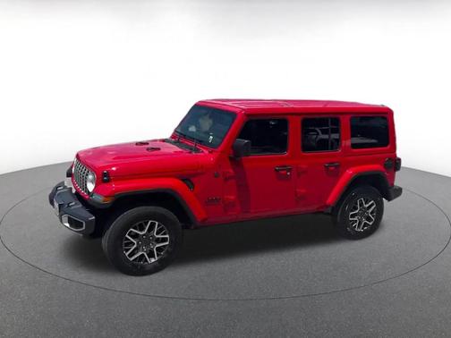 Firecracker Red Clearcoat 2025 Jeep Wrangler 4-Door Sahara 4x4