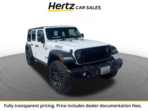 Bright White Clearcoat 2025 Jeep Wrangler Willys