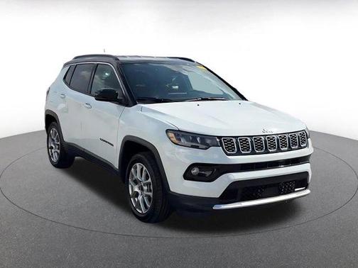 Bright White Clearcoat 2025 Jeep Compass Limited