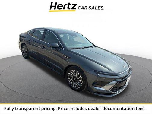 Portofino Gray 2025 Hyundai SONATA Hybrid SE
