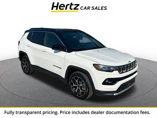 Bright White Clearcoat 2025 Jeep Compass Limited