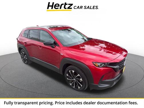 Soul Red Crystal Metallic 2025 Mazda CX-50 Hybrid Premium Plus Package