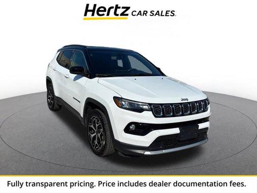 Bright White Clearcoat 2025 Jeep Compass Limited