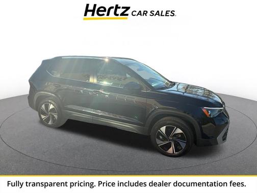 Deep Black Pearl 2025 Volkswagen Taos 1.5T SE
