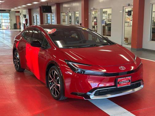 Supersonic Red 2025 Toyota Prius Plug-In Hybrid XSE