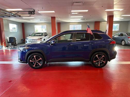 Blue Crush Metallic 2023 Toyota Corolla Hybrid SE