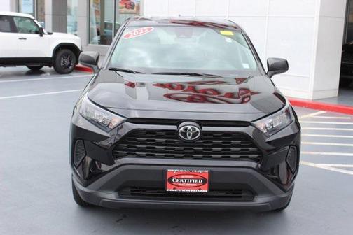 Midnight Black Metallic 2022 Toyota RAV4 LE