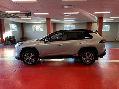 Silver Sky Metallic/Midnight Black Metallic 2023 Toyota RAV4 Prime XSE