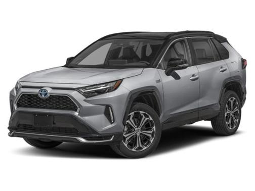Silver Sky Metallic/Midnight Black Metallic 2023 Toyota RAV4 Prime XSE