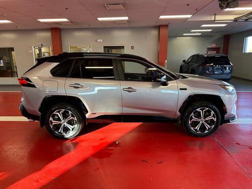 Silver Sky Metallic/Midnight Black Metallic 2023 Toyota RAV4 Prime XSE