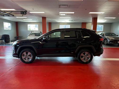 Midnight Black Metallic 2024 Toyota RAV4 Hybrid LE