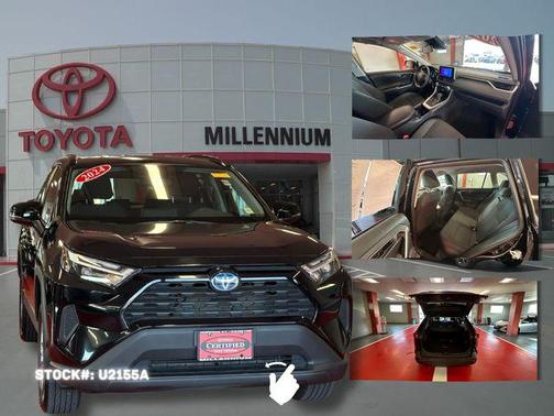 Midnight Black Metallic 2024 Toyota RAV4 Hybrid LE