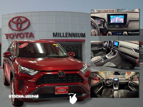 Ruby Flare Pearl 2025 Toyota RAV4 LE