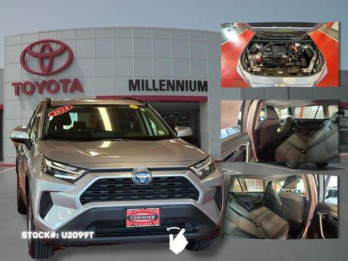 Silver Sky Metallic 2024 Toyota RAV4 Hybrid XLE