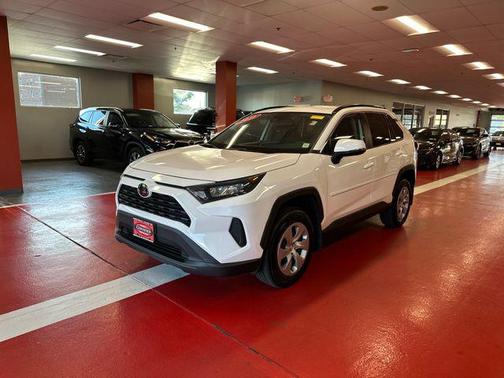 Super White 2021 Toyota RAV4 LE