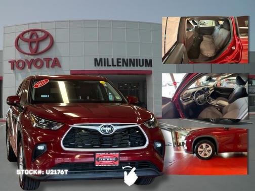 Ruby Flare Pearl 2022 Toyota Highlander LE