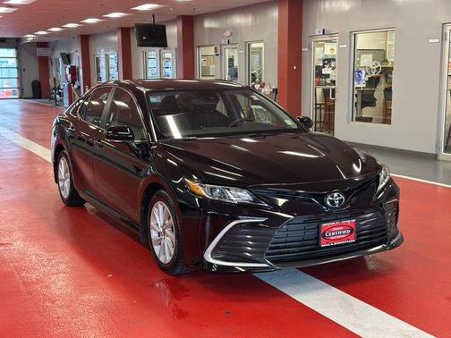 Midnight Black Metallic 2021 Toyota Camry LE
