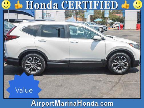 Platinum White Pearl 2021 Honda CR-V 2WD EX
