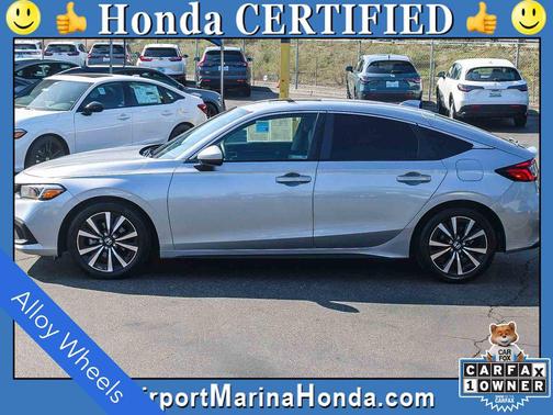 Lunar Silver Metallic 2024 Honda Civic EX-L