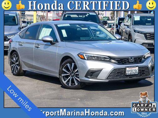 Lunar Silver Metallic 2024 Honda Civic EX-L