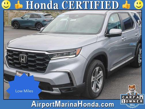 Modern Steel Metallic 2023 Honda Pilot 2WD EX-L 7 Passenger