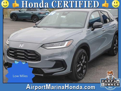 Urban Gray Pearl 2024 Honda HR-V 2WD Sport