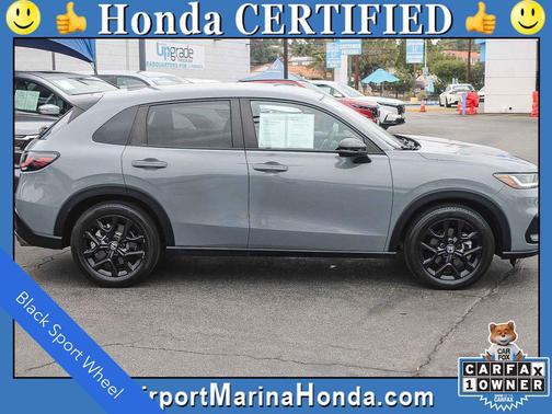 Urban Gray Pearl 2024 Honda HR-V 2WD Sport