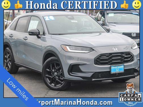 Urban Gray Pearl 2024 Honda HR-V 2WD Sport