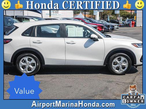 Platinum White Pearl 2024 Honda HR-V LX