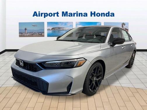 Solar Silver Metallic 2026 Honda Civic Sport