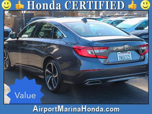 Modern Steel Metallic 2019 Honda Accord Sport