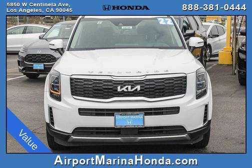 Glacial White Pearl 2022 Kia Telluride EX