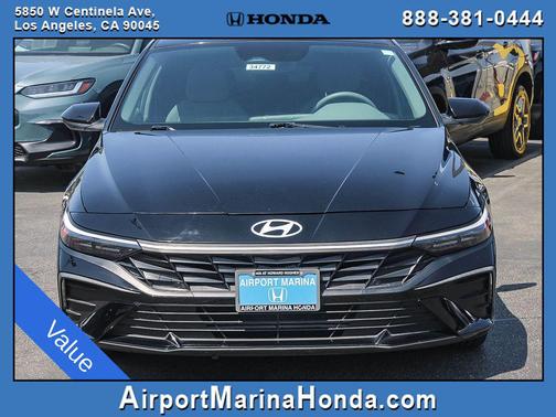 Abyss Black 2024 Hyundai ELANTRA SEL