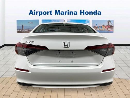 Platinum White Pearl 2026 Honda Civic LX