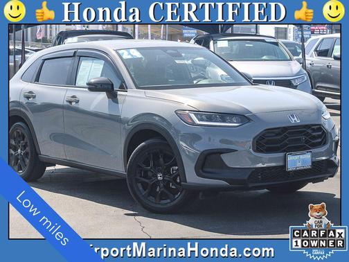 Urban Gray Pearl 2024 Honda HR-V Sport