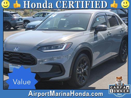 Urban Gray Pearl 2024 Honda HR-V Sport