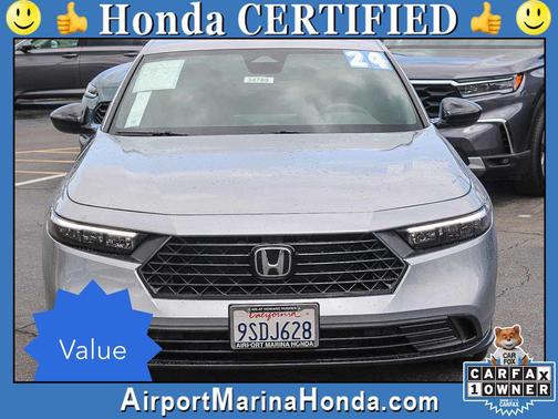 Solar Silver Metallic 2024 Honda Accord Hybrid Sport
