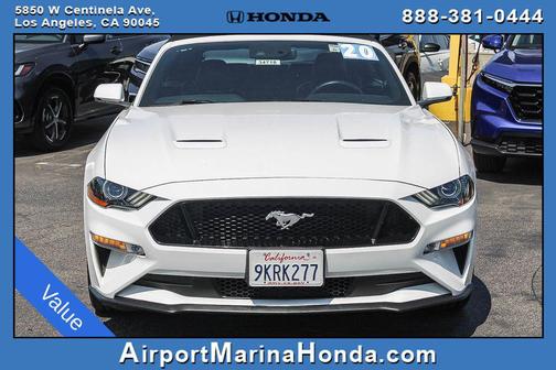 Oxford White 2020 Ford Mustang GT Premium