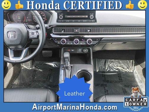BOOST BLUE PEARL 2024 Honda Civic EX-L