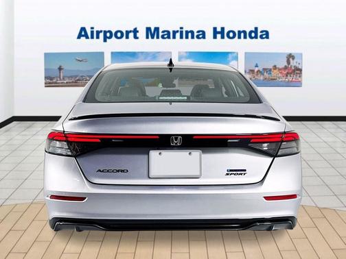 Solar Silver Metallic 2026 Honda Accord Hybrid Sport-L