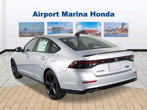 Solar Silver Metallic 2026 Honda Accord Hybrid Sport-L
